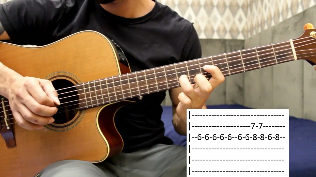 Última Saudade - Henrique e Juliano Aula Solo Violão (como tocar)