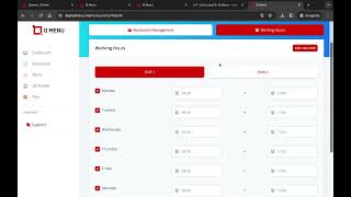 Full Setup your restaurant in Q Menu Update