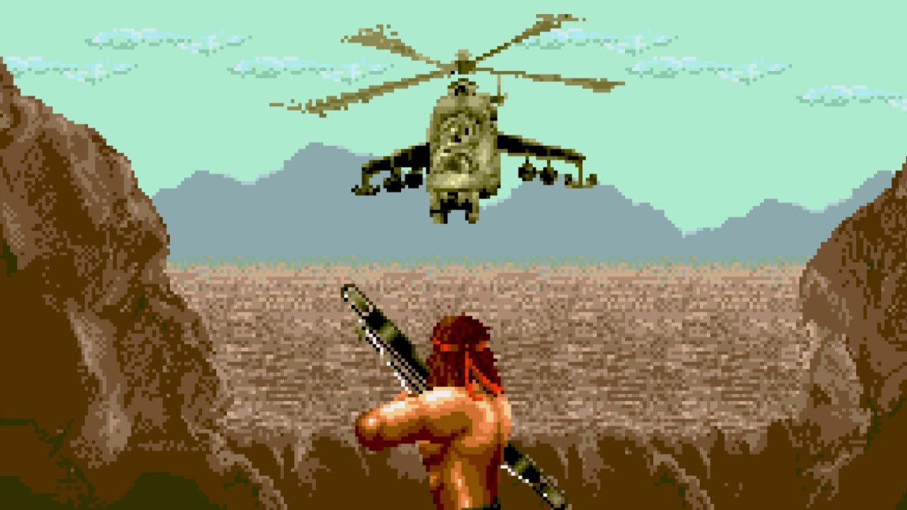 Рэмбо III (Genesis) Все боссы (без получения урона, самый сложный уровень)