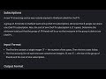 Subscriptions Codechef (500 to 800 Difficulty Rating Problems)