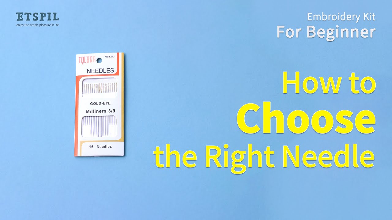 Как выбрать подходящую иглу? 
