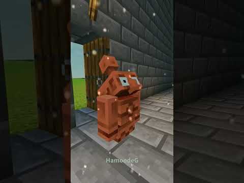 Copper golem is cooked💀#minecraftshorts#shorts#trending