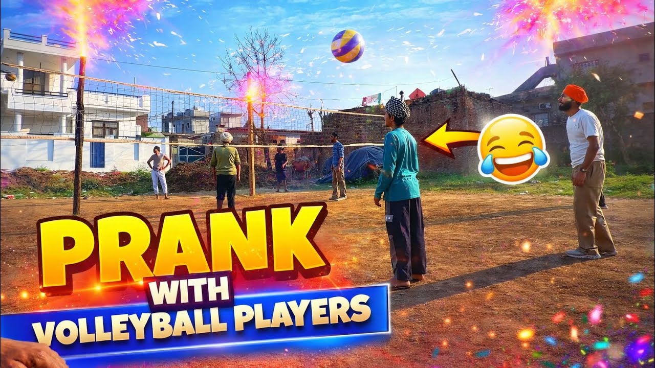 Today i prank with volleyball players 😂😂😂