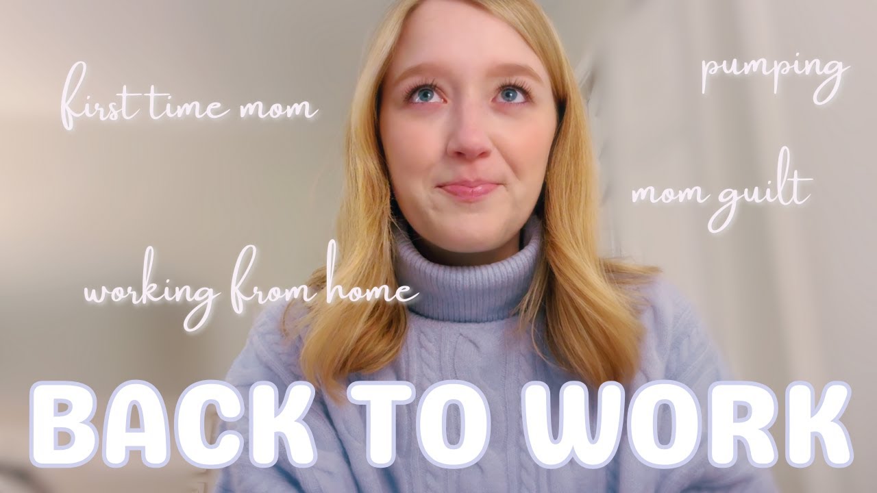 VLOG | Going Back to Work After Maternity Leave [first time mom emotions]