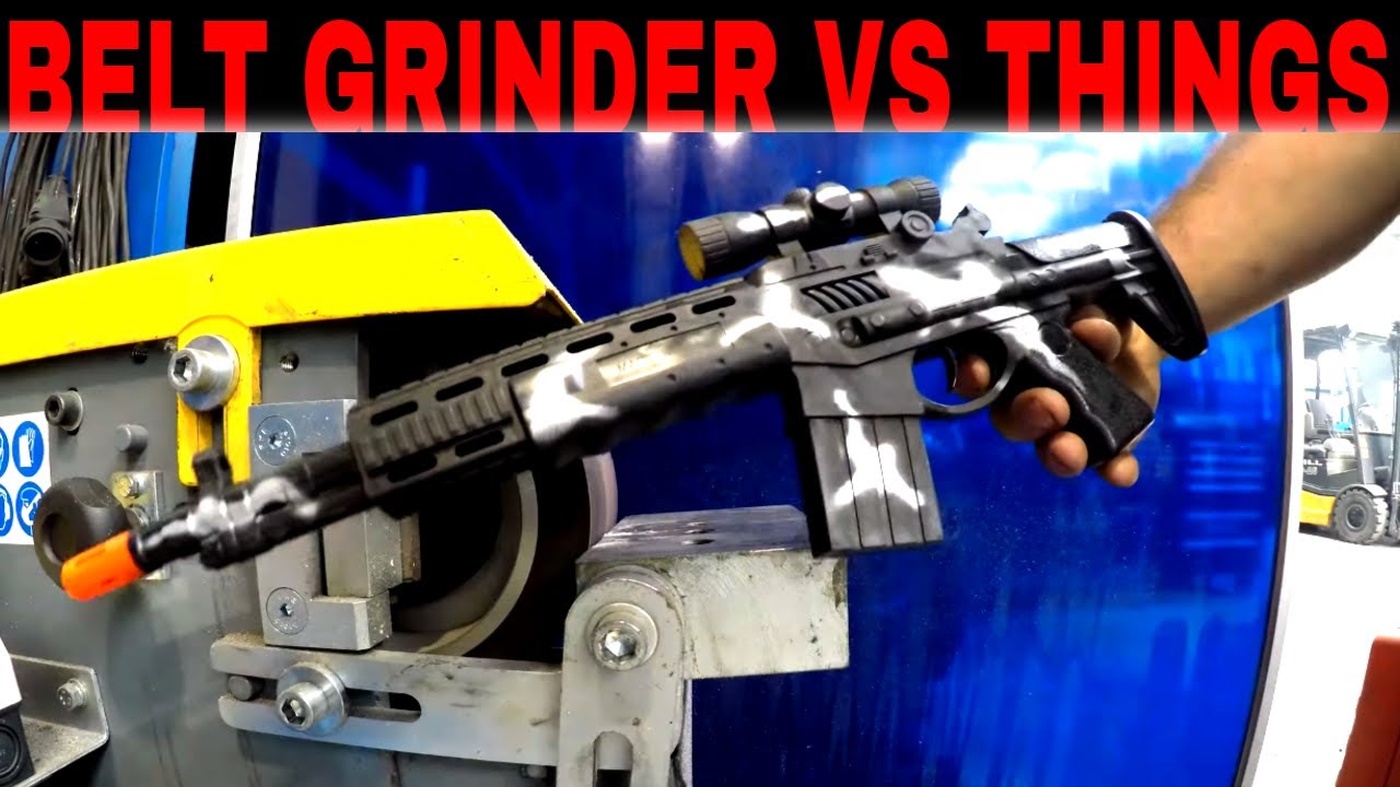 Belt Grinder VS THINGS Satisfying Compilation Destruction YouTube