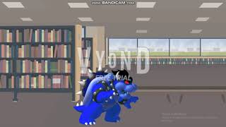 Dark Bowser Sings In The Library And Gets Grounded