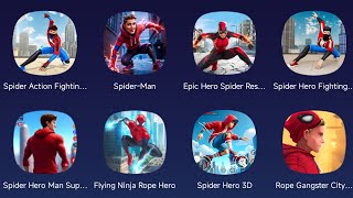 Spider Action Fighting,Spider-Man,Epic Hero Spider,Spider Hero Fighting,Spider Hero 3D,Rope Gangster screenshot 5