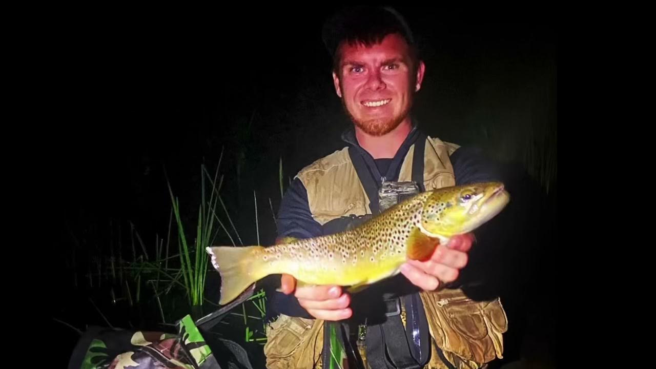 How To Fly Fish For Trout! Hex Fly Fishing And Mousing For Brown Trout In A  River! 