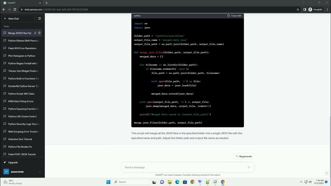 How to open multiple JSON file from folder and merge them in single ...