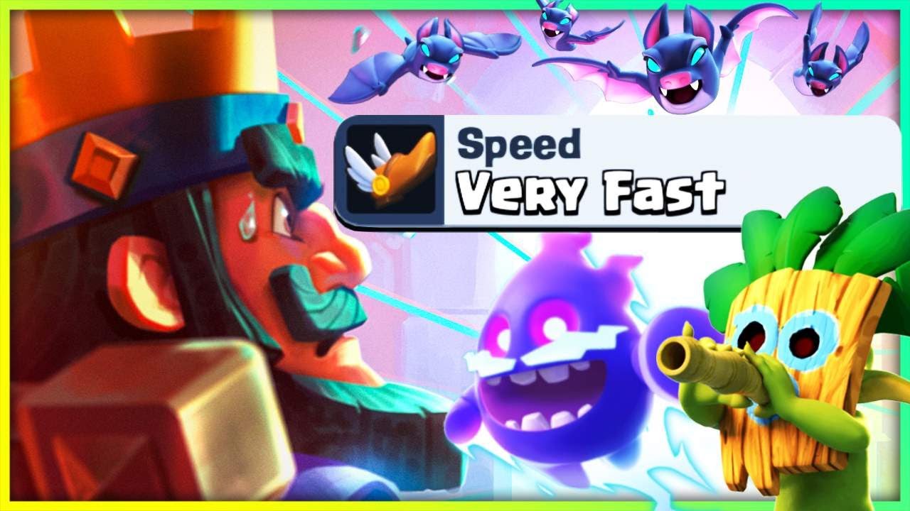 I achieved 100% SPEED in Clash Royale ⚠️