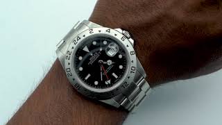 Rolex 16570 Explorer Ii 40 Mm Black Index Dial Oyster Bracelet Stainless Steel 2006