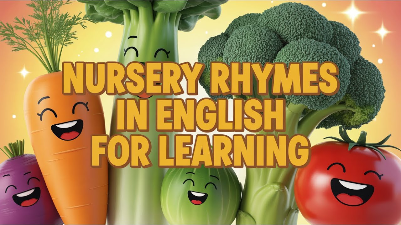 Learn Vegetables English | Fun Kids Songs and Nursery Rhymes About Healthy Food