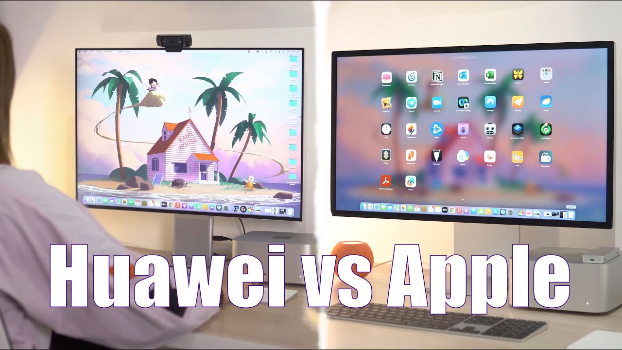 Huawei Mateview Vs Apple Studio Display
