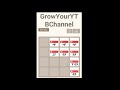 GROW YOUR YOUTUBE CHANNEL [GAME]