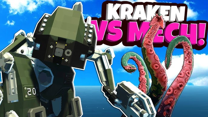 Kraken vs mech by aNroll on Newgrounds