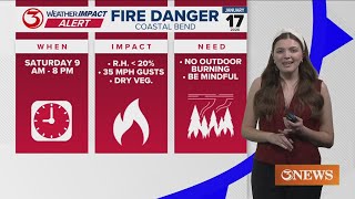 Weather Impact Alert: Fire danger Saturday