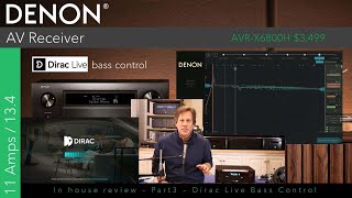 Part 3 - Denon AVR-X6800H - Inhouse Review Dirac Live Bass Control Calibration