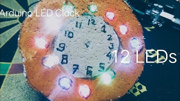Arduino LED Clock | Analog Clock | With Light effect