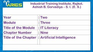 ES 2 Module 3 Ch 9 Artificial Intelligence