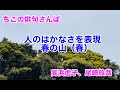 【俳句さんぽ・第６回】人のはかなさを表現した、　春の山（春）の句を鑑賞。　高浜虚子・尾崎放哉