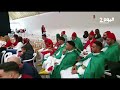 هكذا احتفلت الجالية المغربية ببرشلونة بالهدف الاول للمنتخب الوطني المغربي