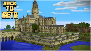 Building a Chapel Exterior in Beta Minecraft