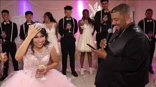 My Daughter surprised my husband during her Quinceañera Toast by asking him to adopt her.