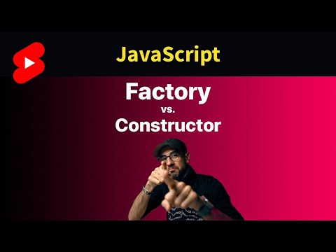 JavaScript Factory vs. Constructor in 1 Minute #shorts