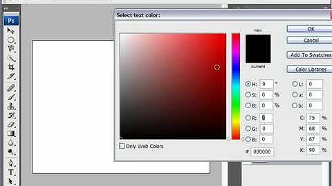 Add Text in Photoshop CS3