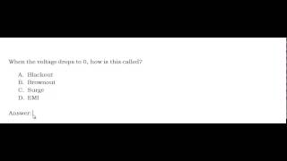 CISSP - Sample exam question #74