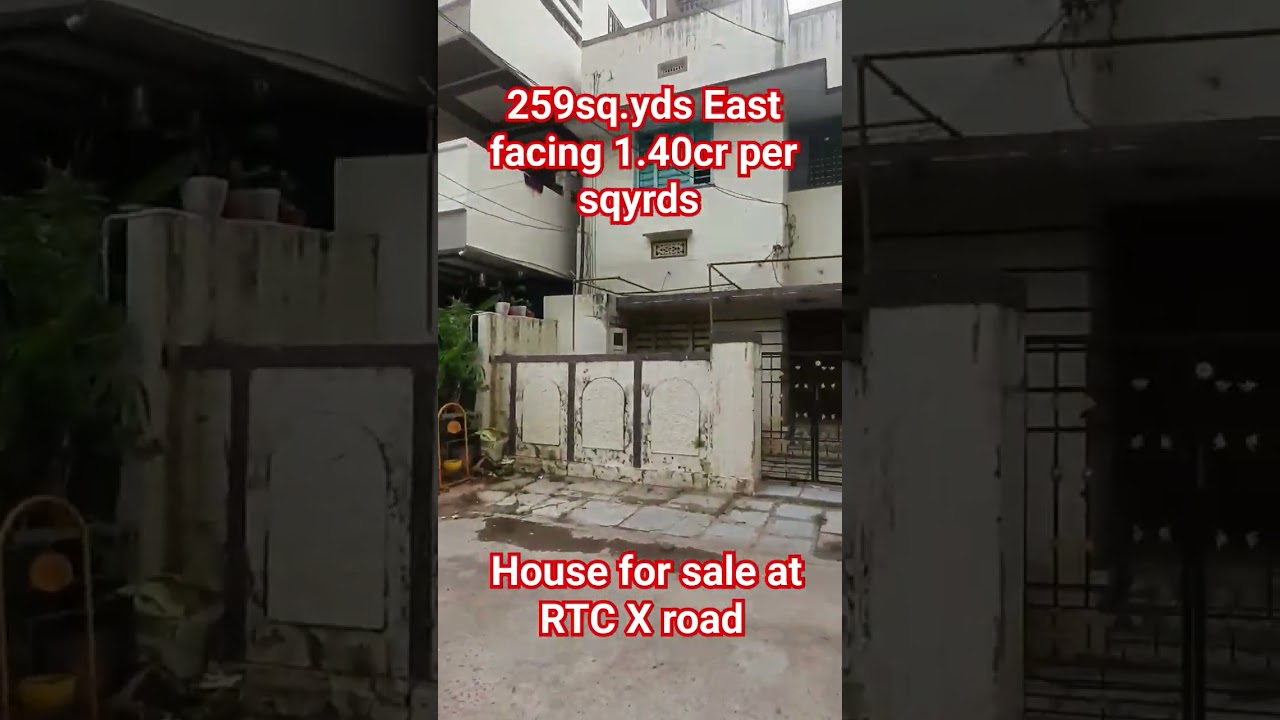 House for sale||           259sq.yds || East facing || RTC X road