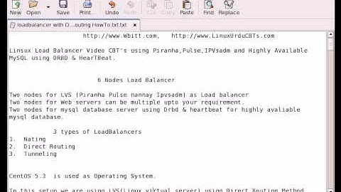 Intruduction to Linux Load Balancer UrduCBT