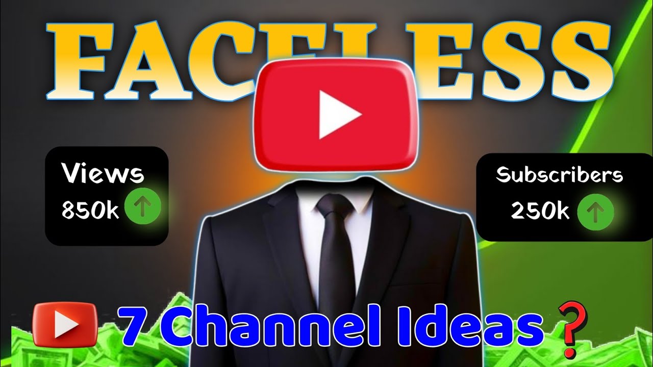 7 Best Faceless YouTube Channel Ideas 2025 / Start Without Showing Face ...