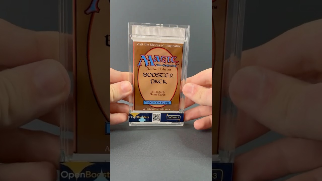 Opening a Revised Booster Pack from 1994 