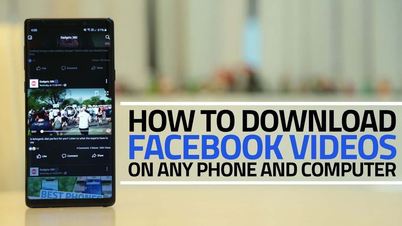 How To Download Facebook Videos On Android Iphone Pc And Mac Youtube