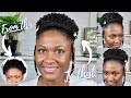 4C Natural Hair Definition | Single Strand Twist High Puf | Quick Natural Hairstyle With Marley Hair