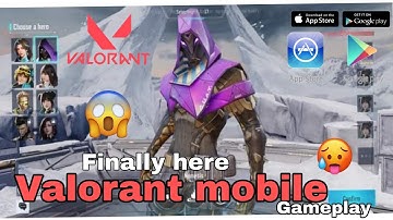 Valorant Mobile Gameplay 🔥 First Beta For Android | Clone Game Project M | Download Now 👆🏻