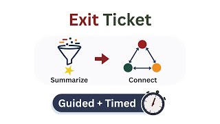 Exit ticket | Guided + Timed | Classroom Activity (8 minutes total)