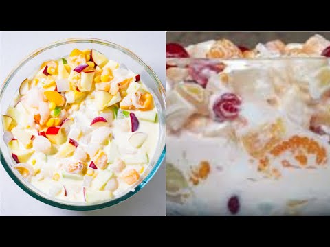 Sugar free fruit cream/Fruit salad
