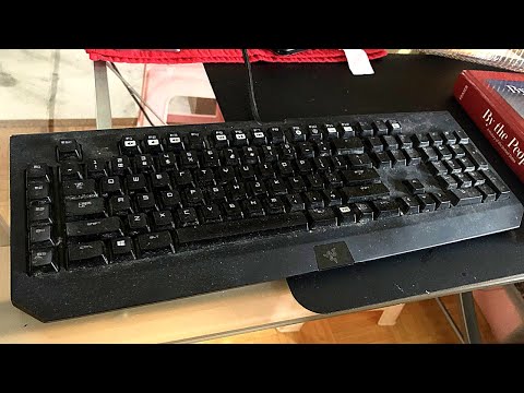 My brother's keyboard broke, so I built him a new one