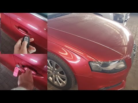 How To Open Audi A4 Car Key