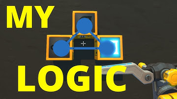 Scrap Mechanic  part  17 HOW TO USE MEMORY LOGIC