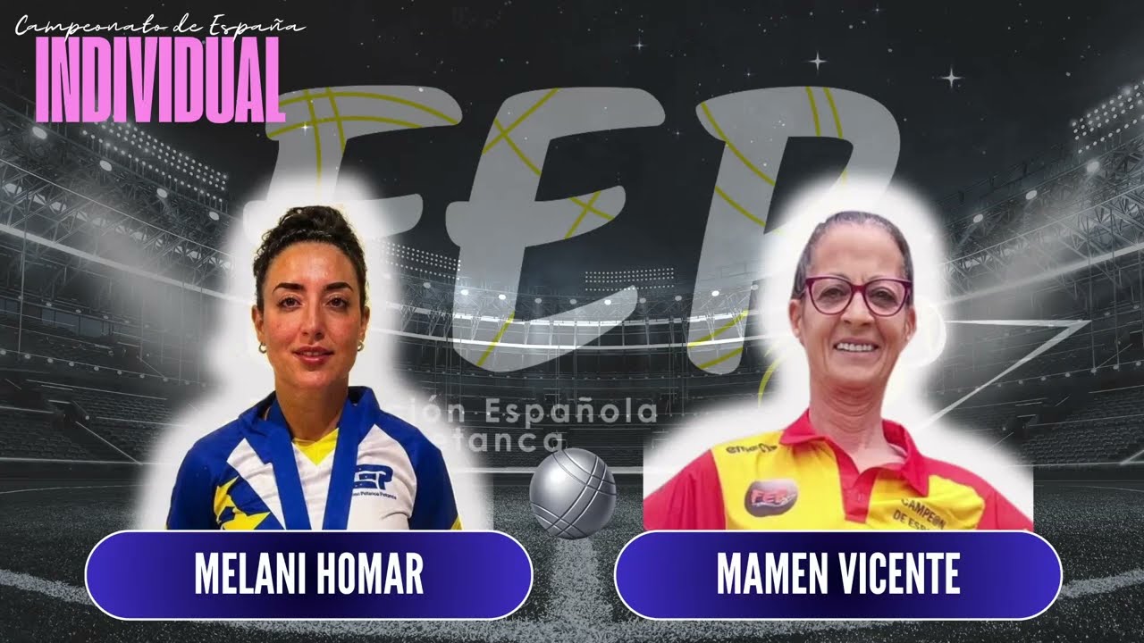 Miniature : Campeonato de España Individual Femenina 2026. Benejuzar. Melani Homar (BAL) - Mamen Vicente (CAT)