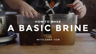 How to Make a Basic Brine