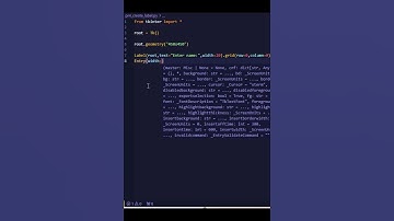 Building an Input Form with Tkinter Labels and Entry Widgets . #simplegui #python #easycoding
