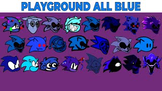 FNF Character Test | Gameplay VS My Playground | ALL Blue Test #2