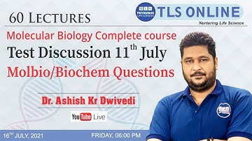 Molbio/Biochem Questions | CSIR NET Life Sciences | Test Discussion | Ashish Kr Dwivedi |