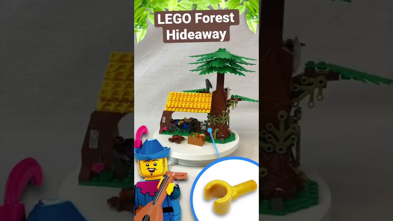 LEGO Forest Hideaway MOC! 🌳 (Series 22 Bard CMF) 