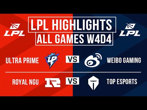 LPL Highlights ALL GAMES Week 4 Day 4 | LPL Spring 2024