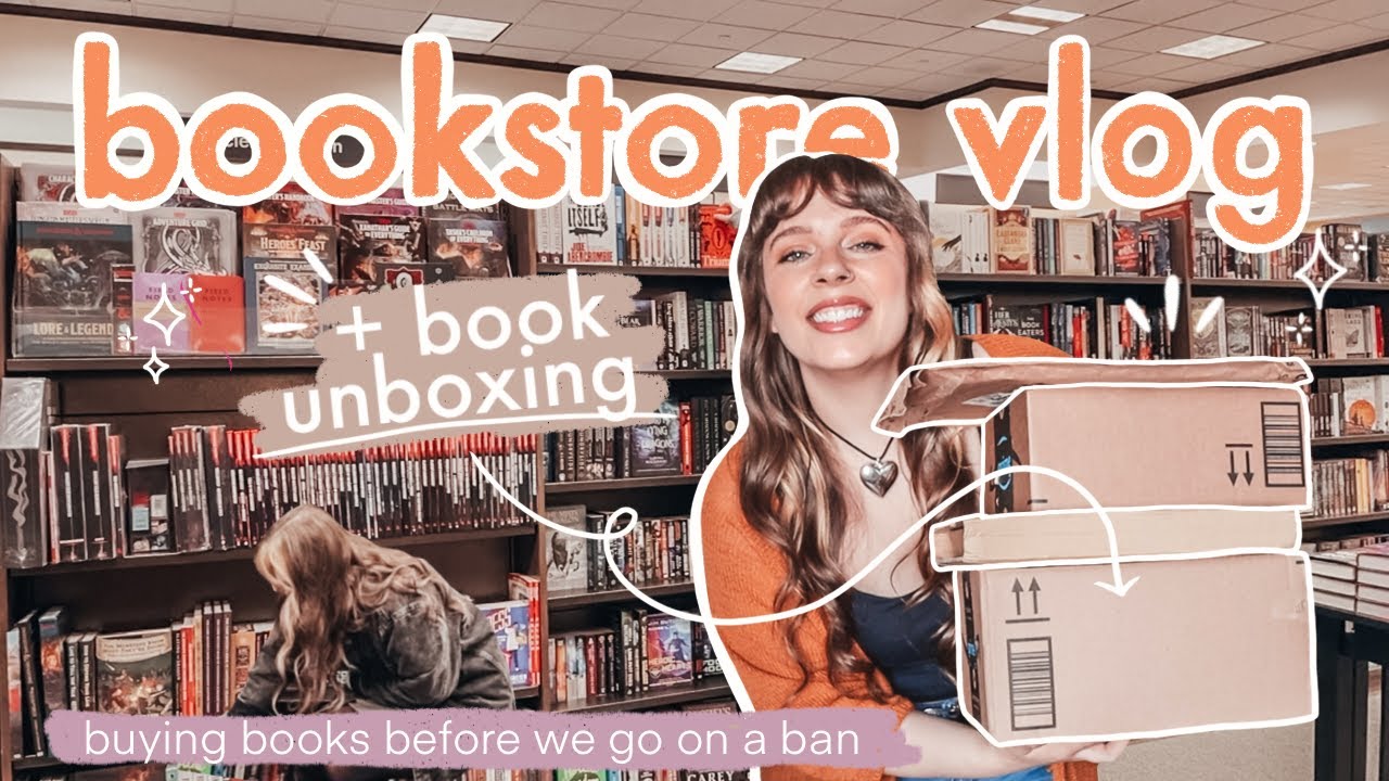 Bookstore Vlog + BOOK HAUL 📦🙈📚 buying books before we go on a book buying ban